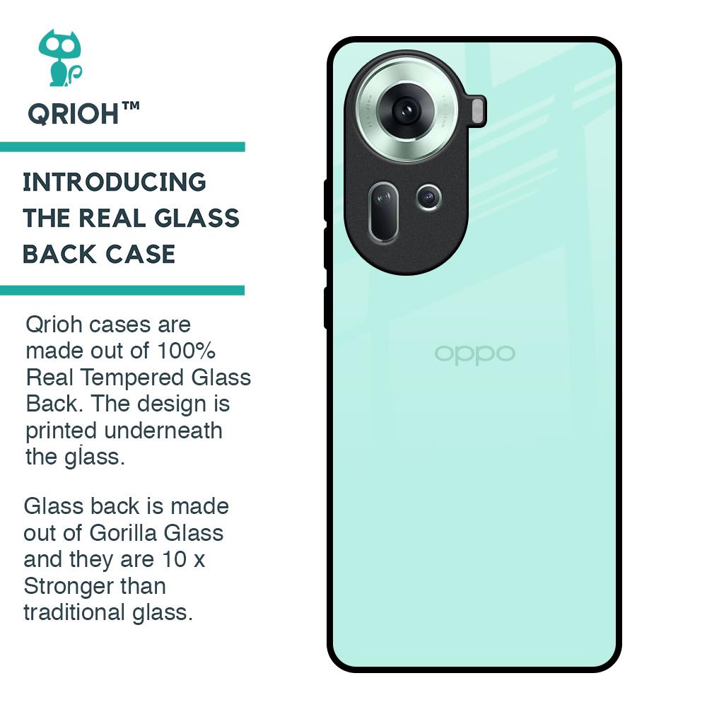 Teal Glass Case for Oppo Reno11 5G