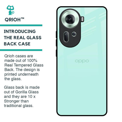 Teal Glass Case for Oppo Reno11 5G