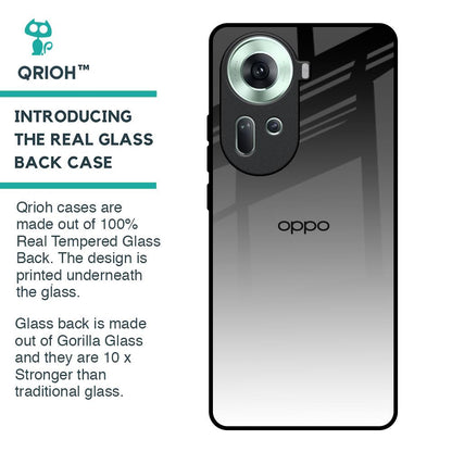 Zebra Gradient Glass Case for Oppo Reno11 5G