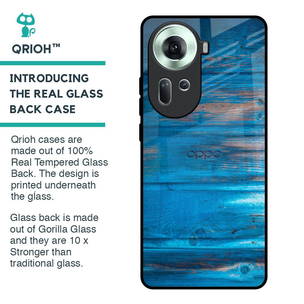 Patina Finish Glass case for Oppo Reno11 5G