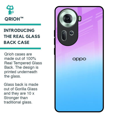 Unicorn Pattern Glass Case for Oppo Reno11 5G