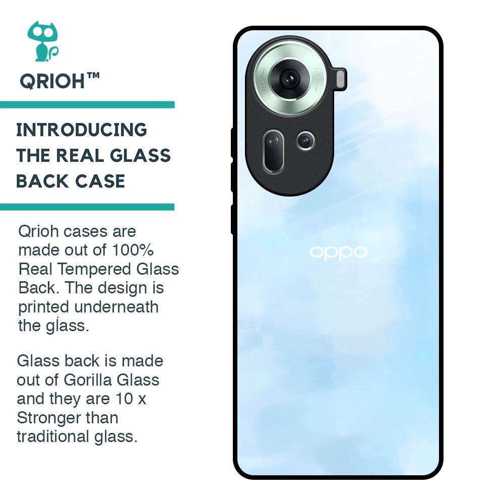 Bright Sky Glass Case for Oppo Reno11 5G