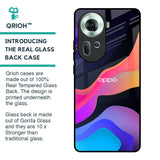 Colorful Fluid Glass Case for Oppo Reno11 5G