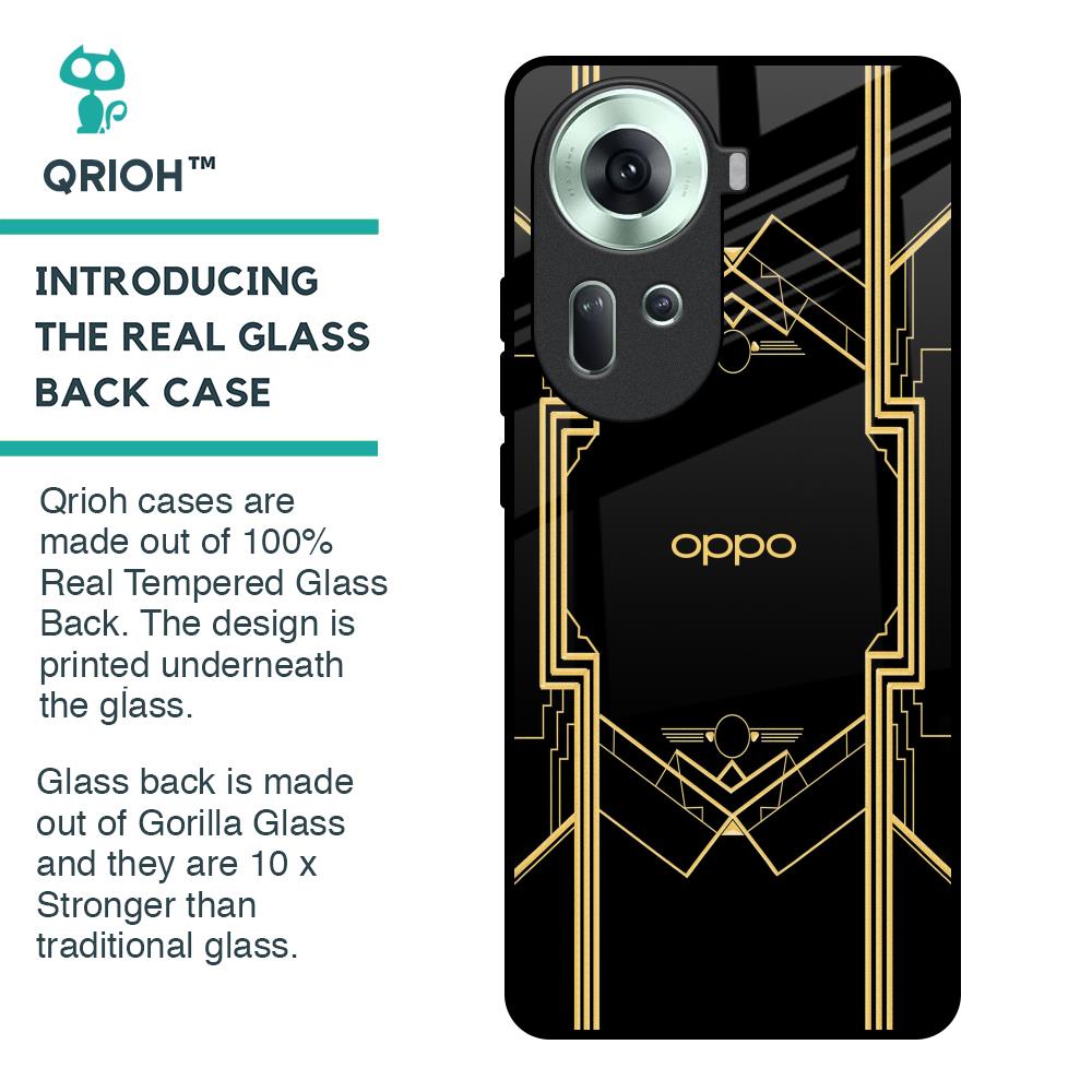 Sacred Logo Glass Case for Oppo Reno11 5G