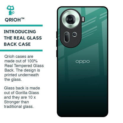 Palm Green Glass Case For Oppo Reno11 5G