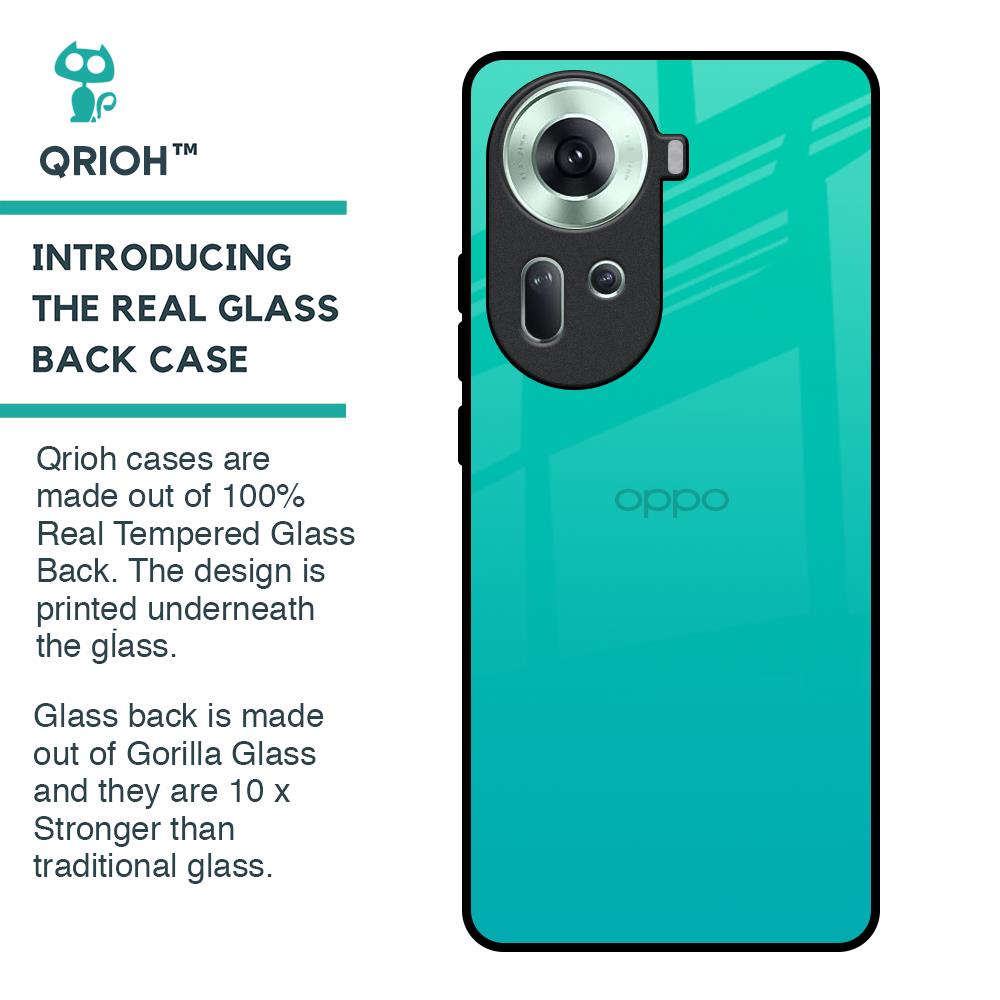 Cuba Blue Glass Case For Oppo Reno11 5G