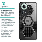 Hexagon Style Glass Case For Oppo Reno11 5G