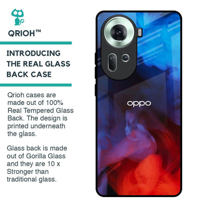 Dim Smoke Glass Case for Oppo Reno11 5G