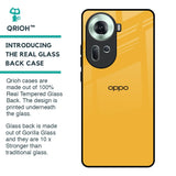 Fluorescent Yellow Glass case for Oppo Reno11 5G