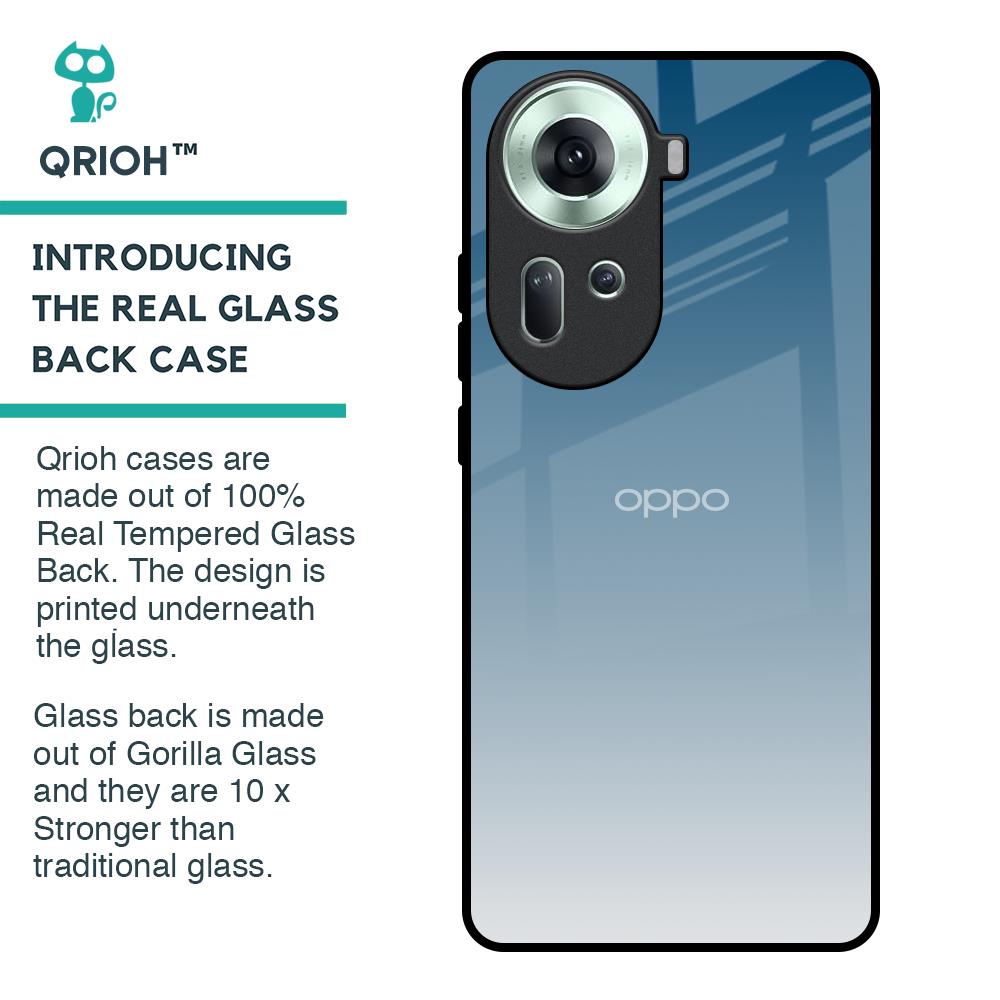 Deep Sea Space Glass Case for Oppo Reno11 5G