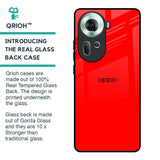 Blood Red Glass Case for Oppo Reno11 5G