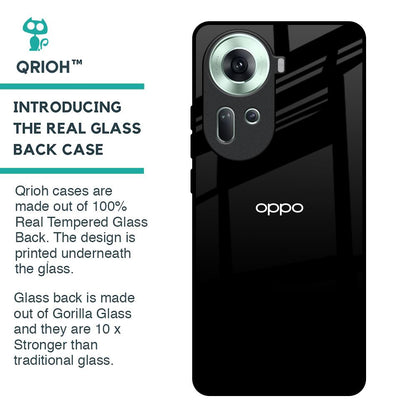 Jet Black Glass Case for Oppo Reno11 5G