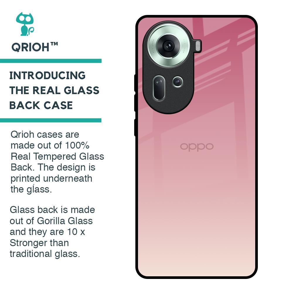 Blooming Pink Glass Case for Oppo Reno11 5G