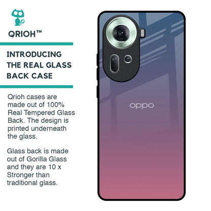 Pastel Gradient Glass Case for Oppo Reno11 5G