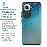 Sea Theme Gradient Glass Case for Oppo Reno11 5G