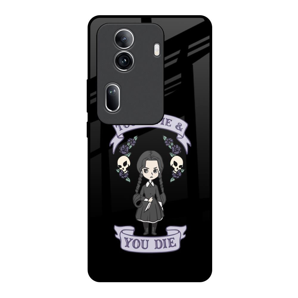 Touch Me & You Die Oppo Reno11 Pro 5G Glass Back Cover Online