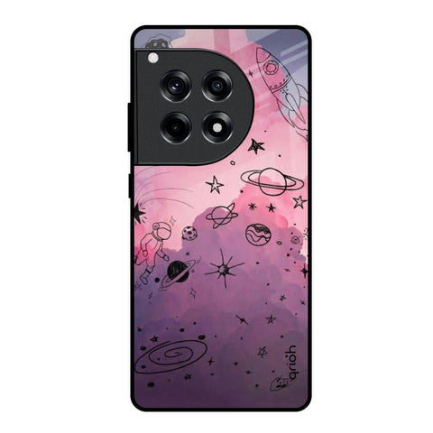 Space Doodles OnePlus 12R 5G Glass Back Cover Online