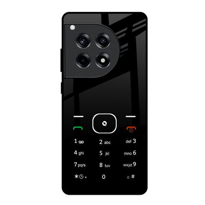 Classic Keypad Pattern OnePlus 12R 5G Glass Back Cover Online