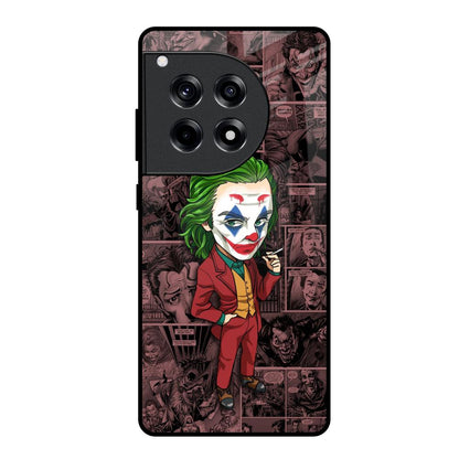Joker Cartoon OnePlus 12R 5G Glass Back Cover Online