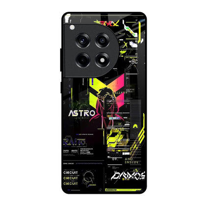 Astro Glitch OnePlus 12R 5G Glass Back Cover Online
