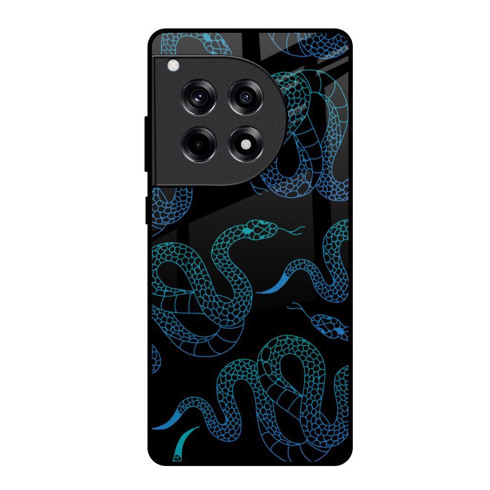 Serpentine OnePlus 12R 5G Glass Back Cover Online