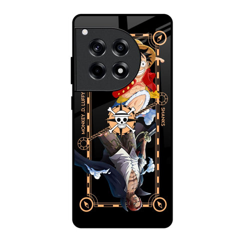 Shanks & Luffy OnePlus 12R 5G Glass Back Cover Online
