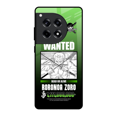 Zoro Wanted OnePlus 12R 5G Glass Back Cover Online