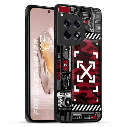 Technology Art OnePlus 12R 5G Glass Back Cover Online