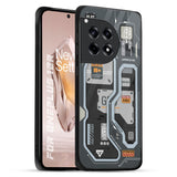 Retro Futuristic OnePlus 12R 5G Glass Back Cover Online