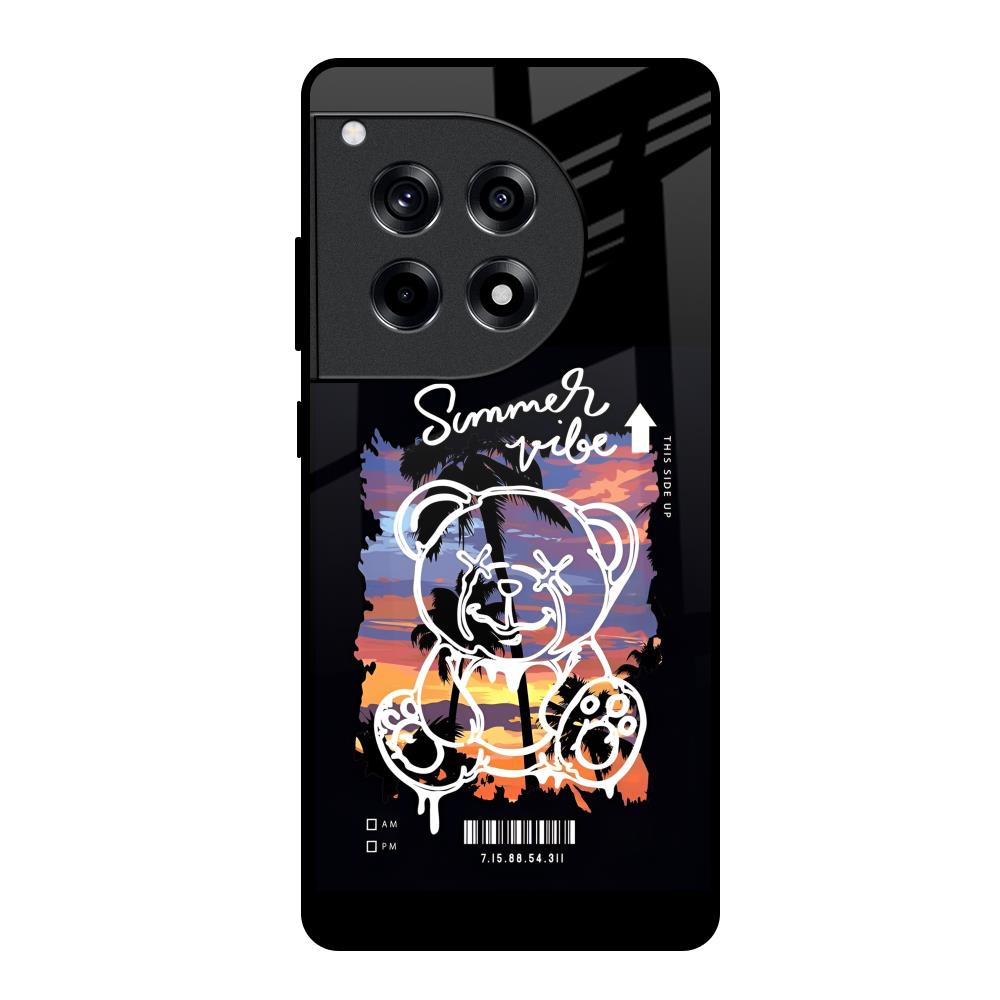 Summer Vibe OnePlus 12R 5G Glass Back Cover Online