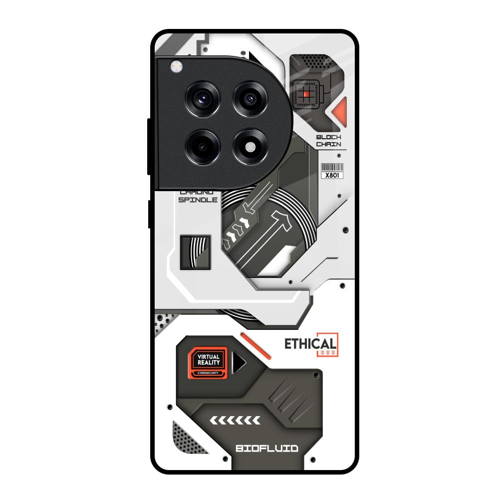 Explore Circuit OnePlus 12R 5G Glass Back Cover Online