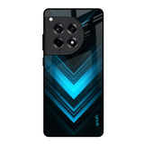 Vertical Blue Arrow OnePlus 12R 5G Glass Back Cover Online