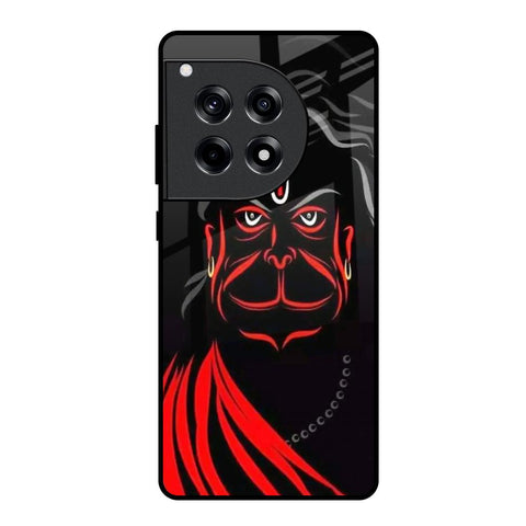 Lord Hanuman OnePlus 12R 5G Glass Back Cover Online