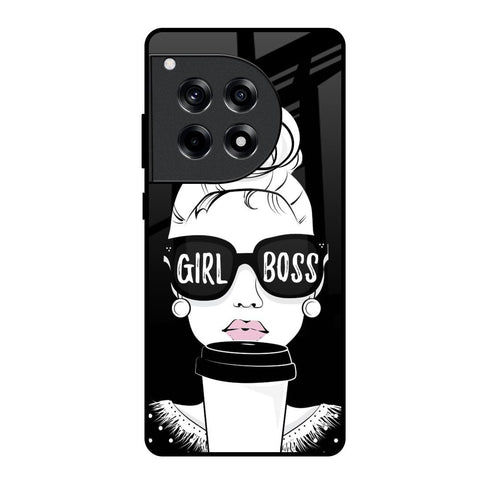 Girl Boss OnePlus 12R 5G Glass Back Cover Online
