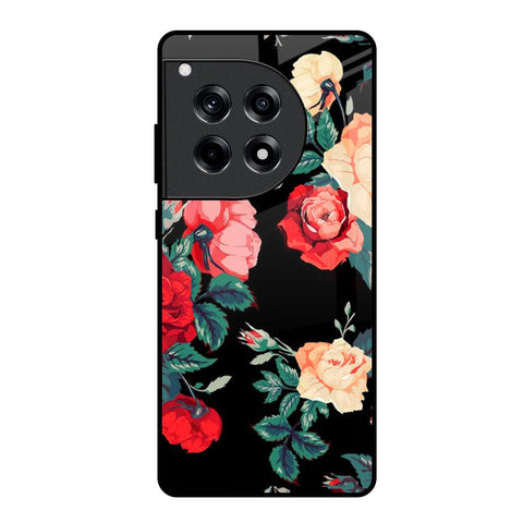 Floral Bunch OnePlus 12R 5G Glass Back Cover Online