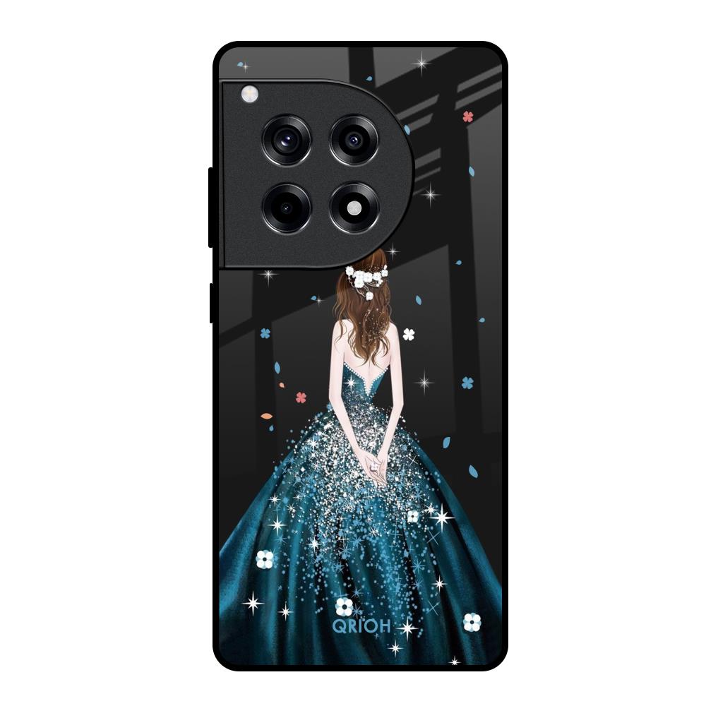 Queen Of Fashion OnePlus 12R 5G Glass Back Cover Online