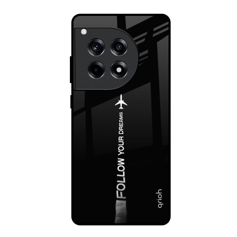 Follow Your Dreams OnePlus 12R 5G Glass Back Cover Online