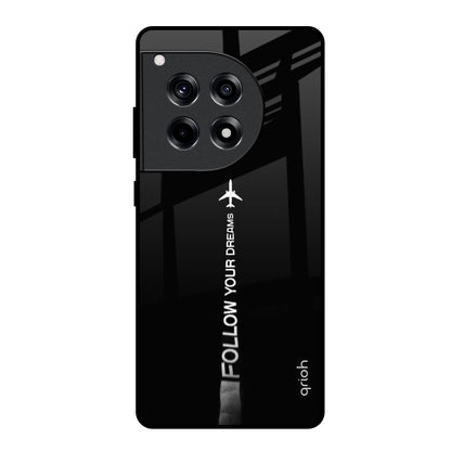 Follow Your Dreams OnePlus 12R 5G Glass Back Cover Online