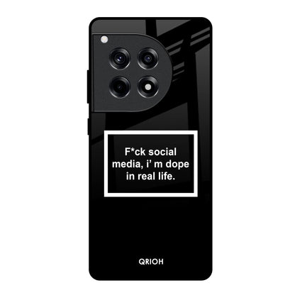 Dope In Life OnePlus 12R 5G Glass Back Cover Online