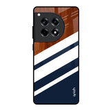 Bold Stripes OnePlus 12R 5G Glass Back Cover Online