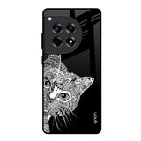 Kitten Mandala OnePlus 12R 5G Glass Back Cover Online