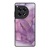 Purple Gold Marble OnePlus 12R 5G Glass Back Cover Online