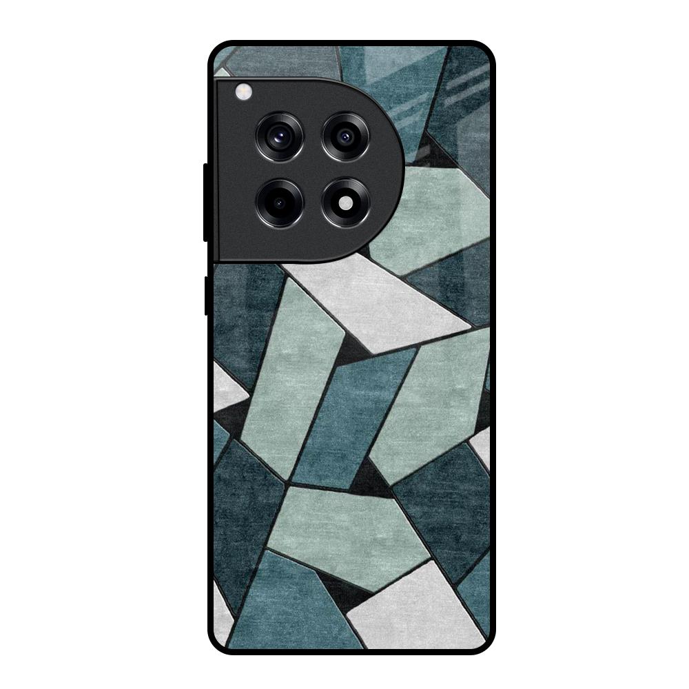 Abstact Tiles OnePlus 12R 5G Glass Back Cover Online