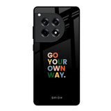 Go Your Own Way OnePlus 12R 5G Glass Back Cover Online