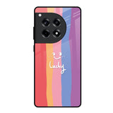 Lucky Abstract OnePlus 12R 5G Glass Back Cover Online