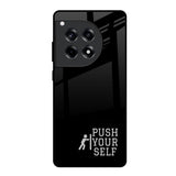 Push Your Self OnePlus 12R 5G Glass Back Cover Online
