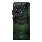 Green Leather OnePlus 12R 5G Glass Back Cover Online