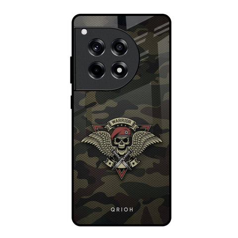 Army Warrior OnePlus 12R 5G Glass Back Cover Online