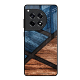 Wooden Tiles OnePlus 12R 5G Glass Back Cover Online