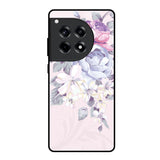 Elegant Floral OnePlus 12R 5G Glass Back Cover Online